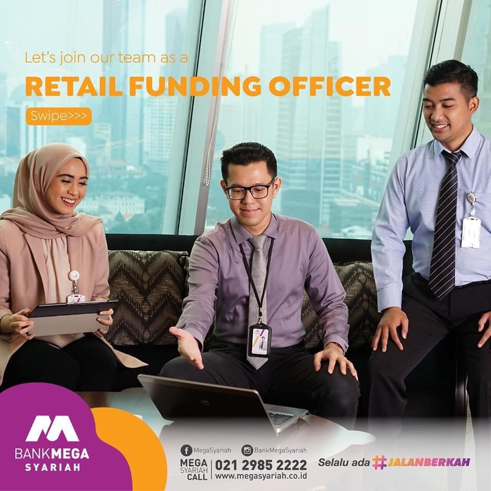 Lowongan Kerja Bank Mega Syariah | Retail Funding Officer Juli 2020