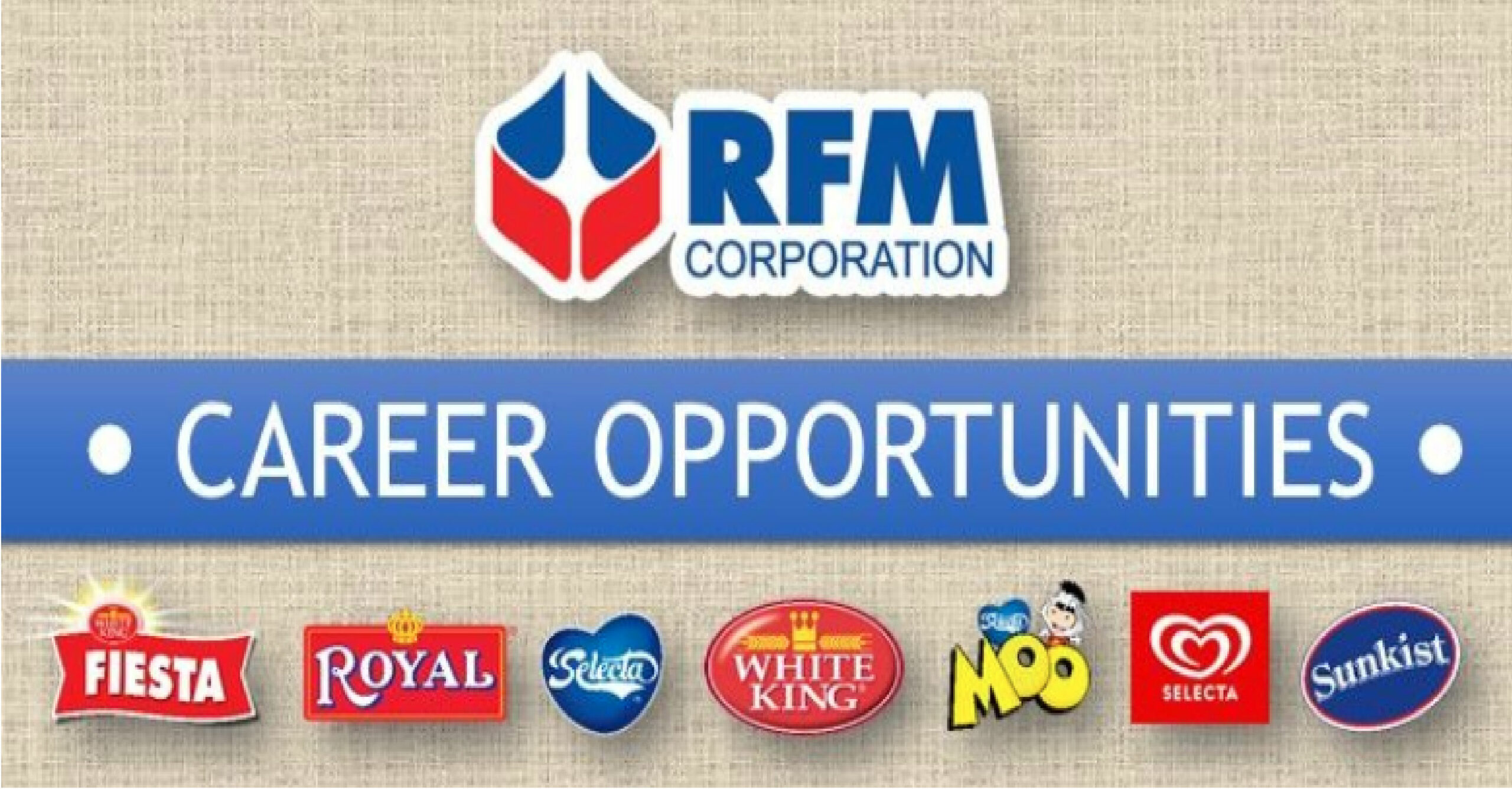 Lowongan Kerja RFM Corporation (Consumer Division)