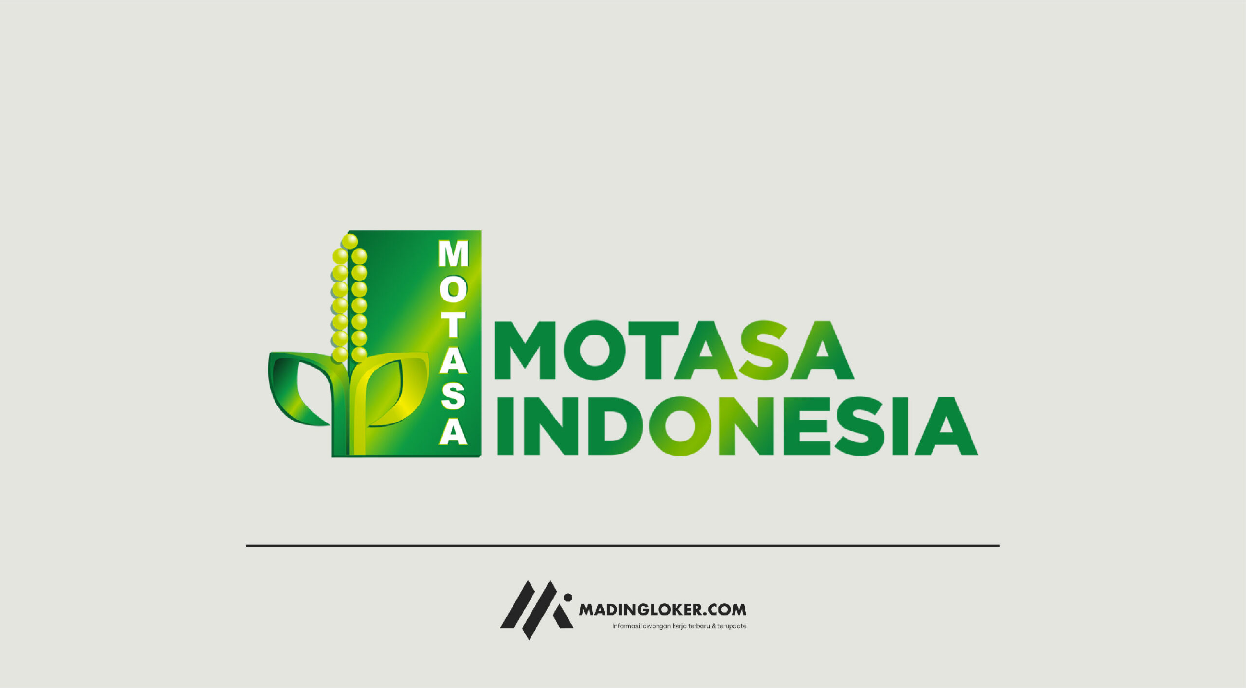 Lowongan Kerja Operator Produksi PT Motasa Indonesia - Madingloker