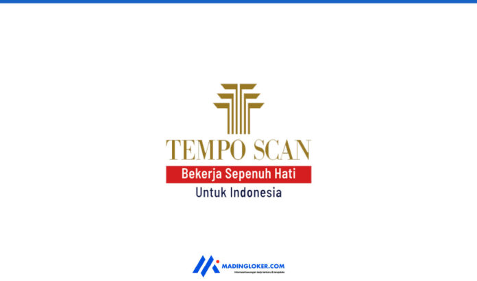 Lowongan Kerja PT Tempo Scan Pacific Tbk (Tempo Scan Group)