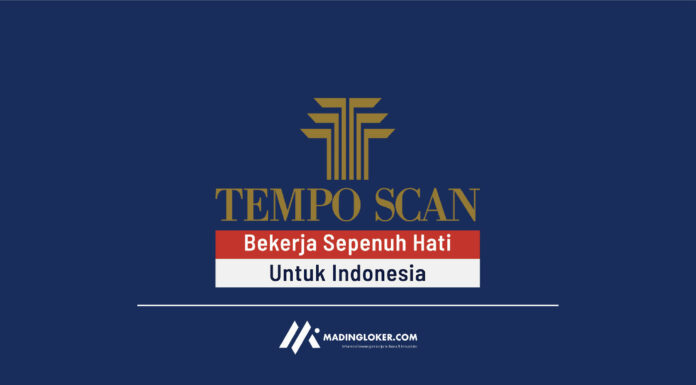 Info Lowongan Kerja PT Tempo Scan Pacific Tbk