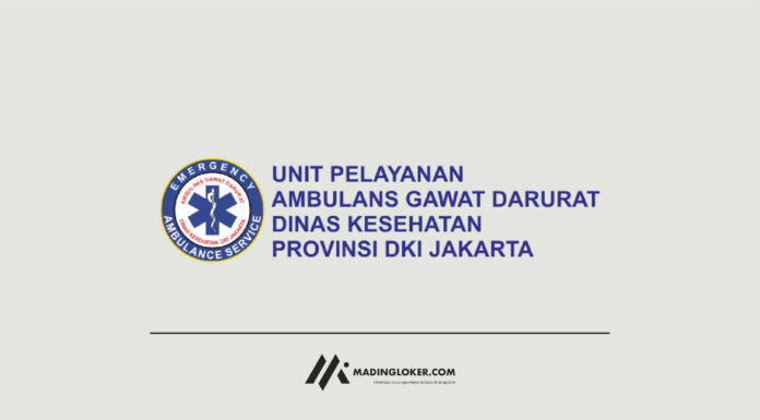 Lowongan Kerja Unit Pelayanan Ambulans Gawat Darurat Dinas Kesehatan